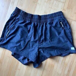 Vuori Blue Athletic Shorts Lightweight Performance